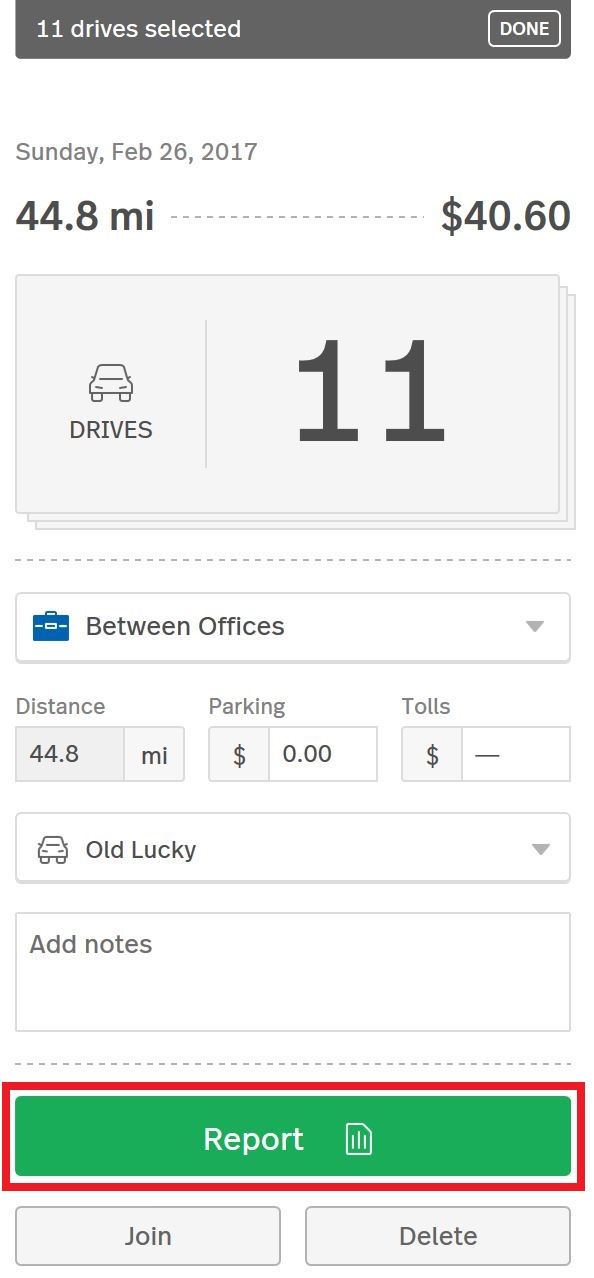 Screenshot showing the drives summary card that appears when you select multiple drives in the Web Dashboard. 