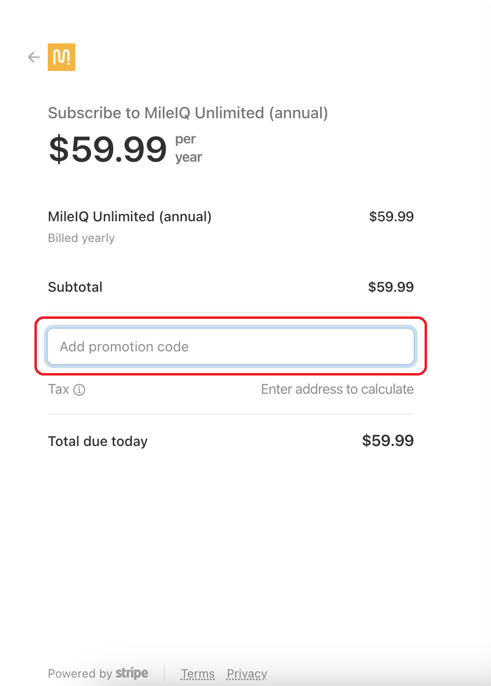 How to apply  Promo Code 